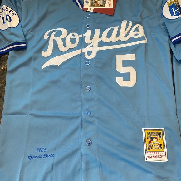 MITCHELL and NESS KANSAS CITY ROYALS GEORGE BRETT Men's JERSEY Sz M,L,XL,2XL NEW - Picture 7 of 8